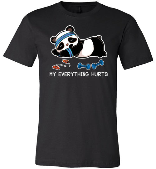 Panda My Everything Hurts Canvas