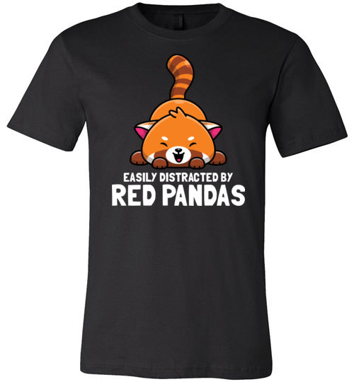 Red Pandas Easily Distracted Canvas