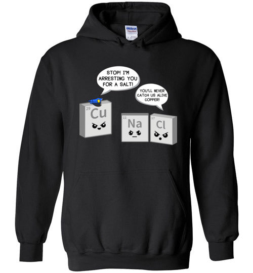 Periodic Table A Salt Copper Hoodie