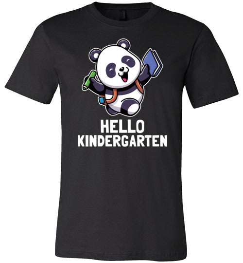 Panda Hello Kindergarten Canvas