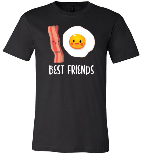 Bacon And Eggs Best Friends Canvas