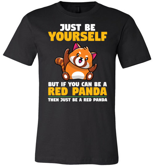Just Be Yourself Red Panda Canvas