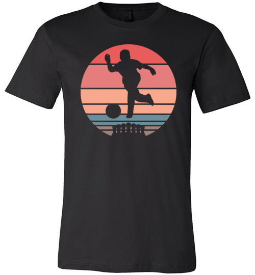 Bowling Retro Sunset Canvas