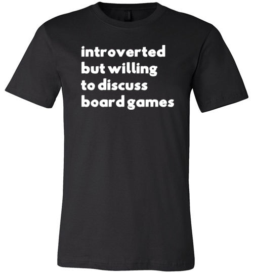 Introverted But Willing To Discuss Board Games Canvas