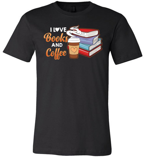 I Love Books And Coffee Canvas