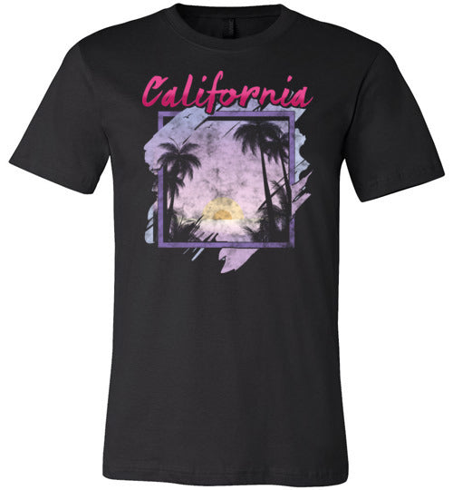 California Vintage Sunset Canvas