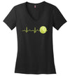 Tennis Heartbeat V-Neck