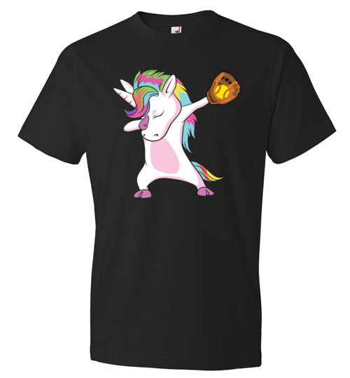 Softball Dabbing Unicorn