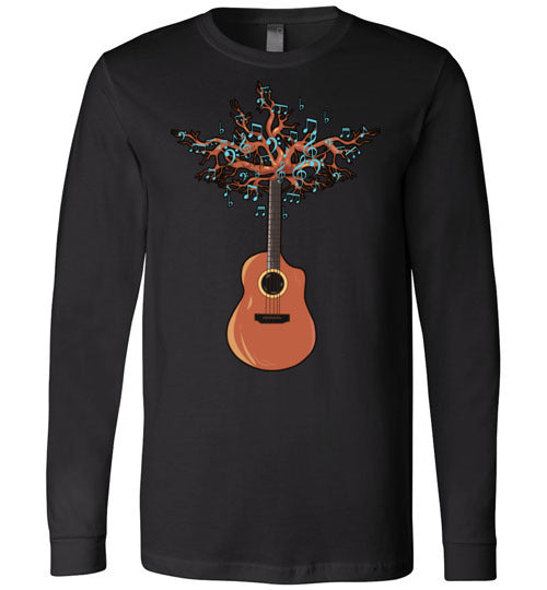 Guitar Music Tree Long Sleeve