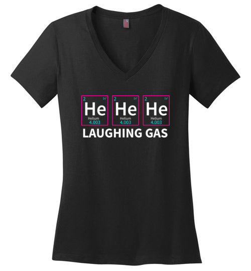 Periodic Table Laughing Gas V-Neck