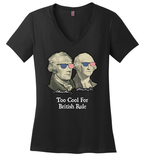 Too Cool For British Rule V-Neck
