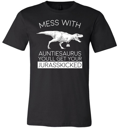 Auntiesaurus Jurasskicked Canvas