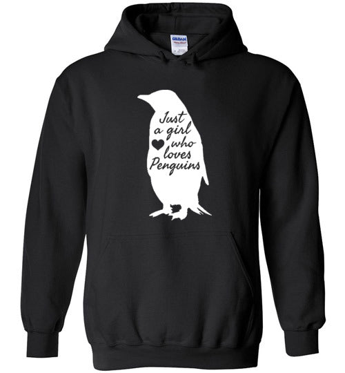 Just A Girl Who Loves Penguins Hoodie