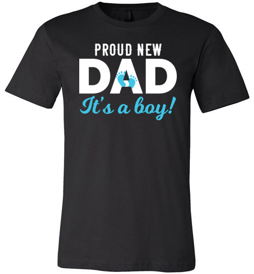 Proud New Dad Boy Canvas
