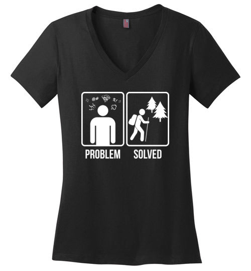 Problem Solved Hiking V-neck