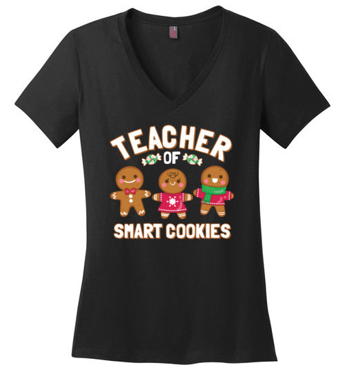 Teacher of Smart Cookies V-Neck