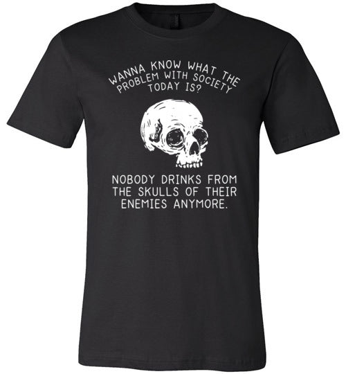 Drink From Skulls Canvas