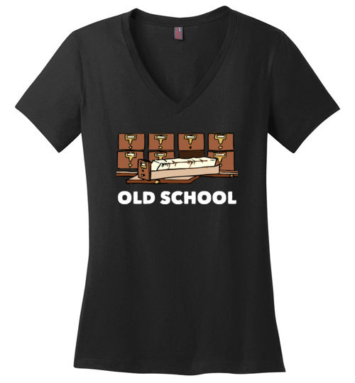 Librarian Old School V-Neck
