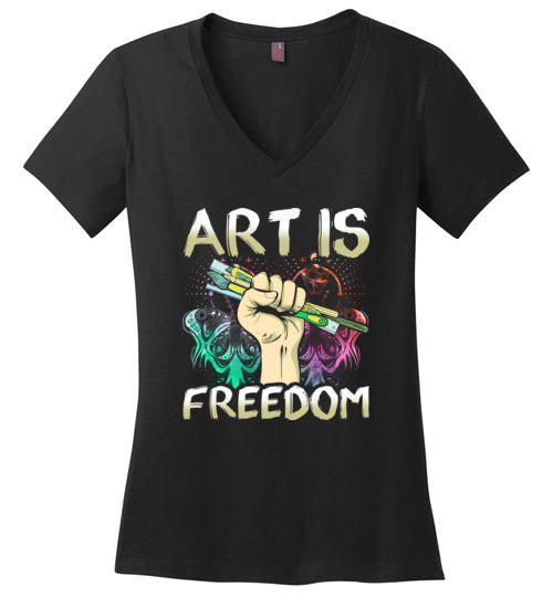 Art Is Freedom V-Neck