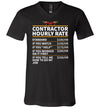 Contractor Hourly Rate V-Neck