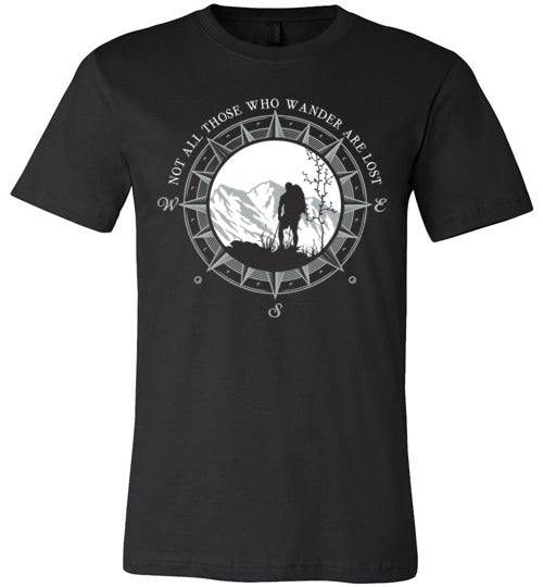 Hiking Not All Those Who Wander Are Lost Canvas