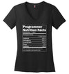 Programmer Nutrition Facts V-Neck