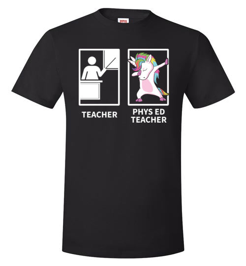 Teacher vs Unicorn Phys Ed Gym Teacher