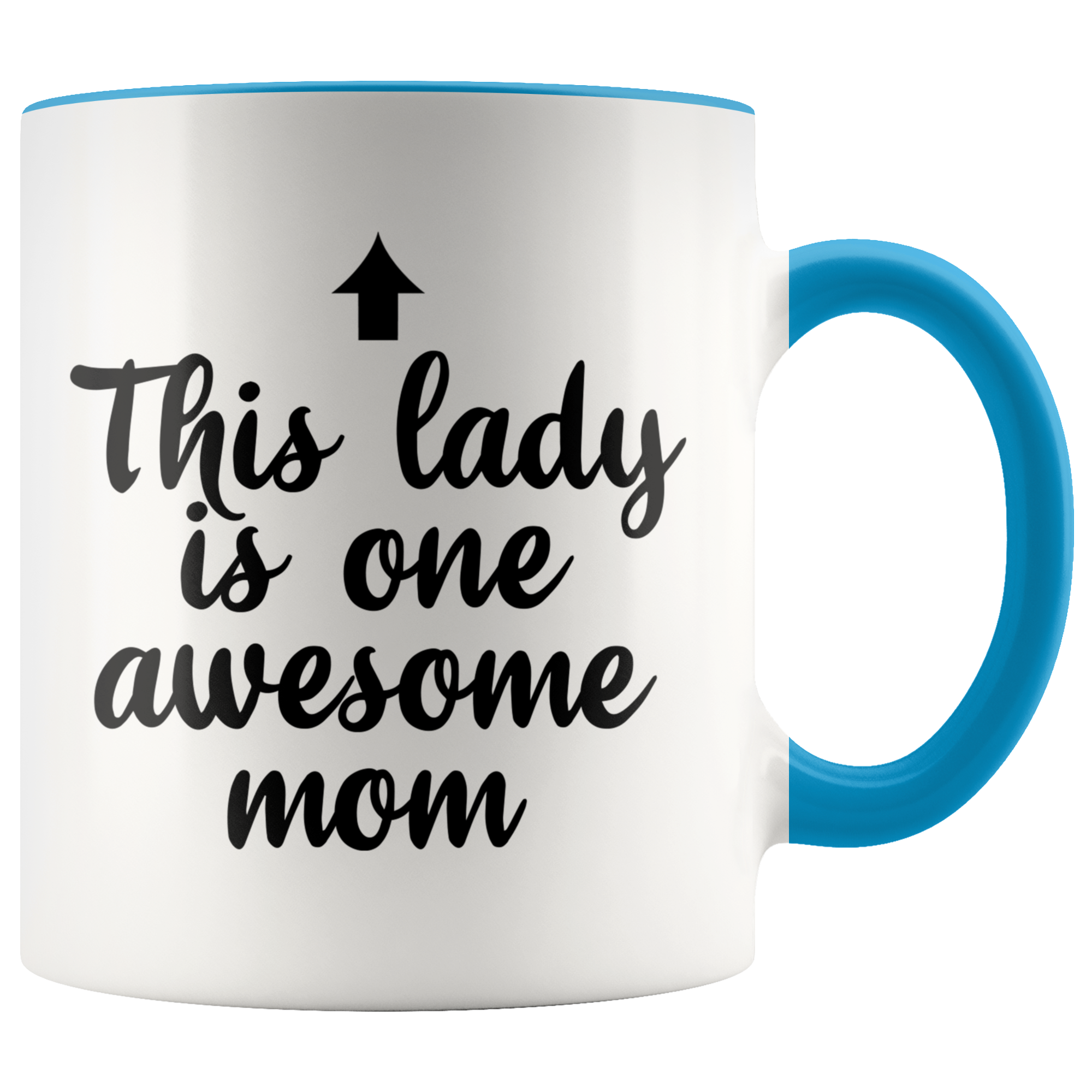 Accent Mug - This Lady Is One Awesome Mom