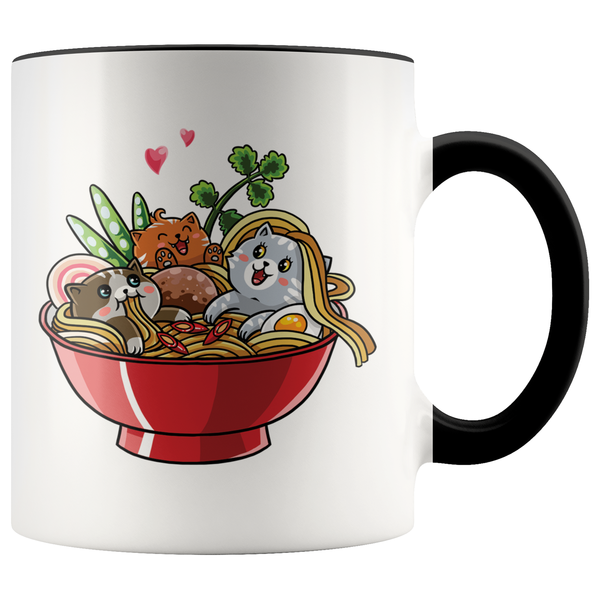 Accent Mug - Ramen Cat Noodles