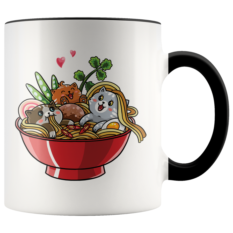 Accent Mug - Ramen Cat Noodles