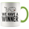 Accent Mug - We Have a Winner Pregnancy
