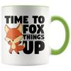 Accent Mug - Fox Things Up