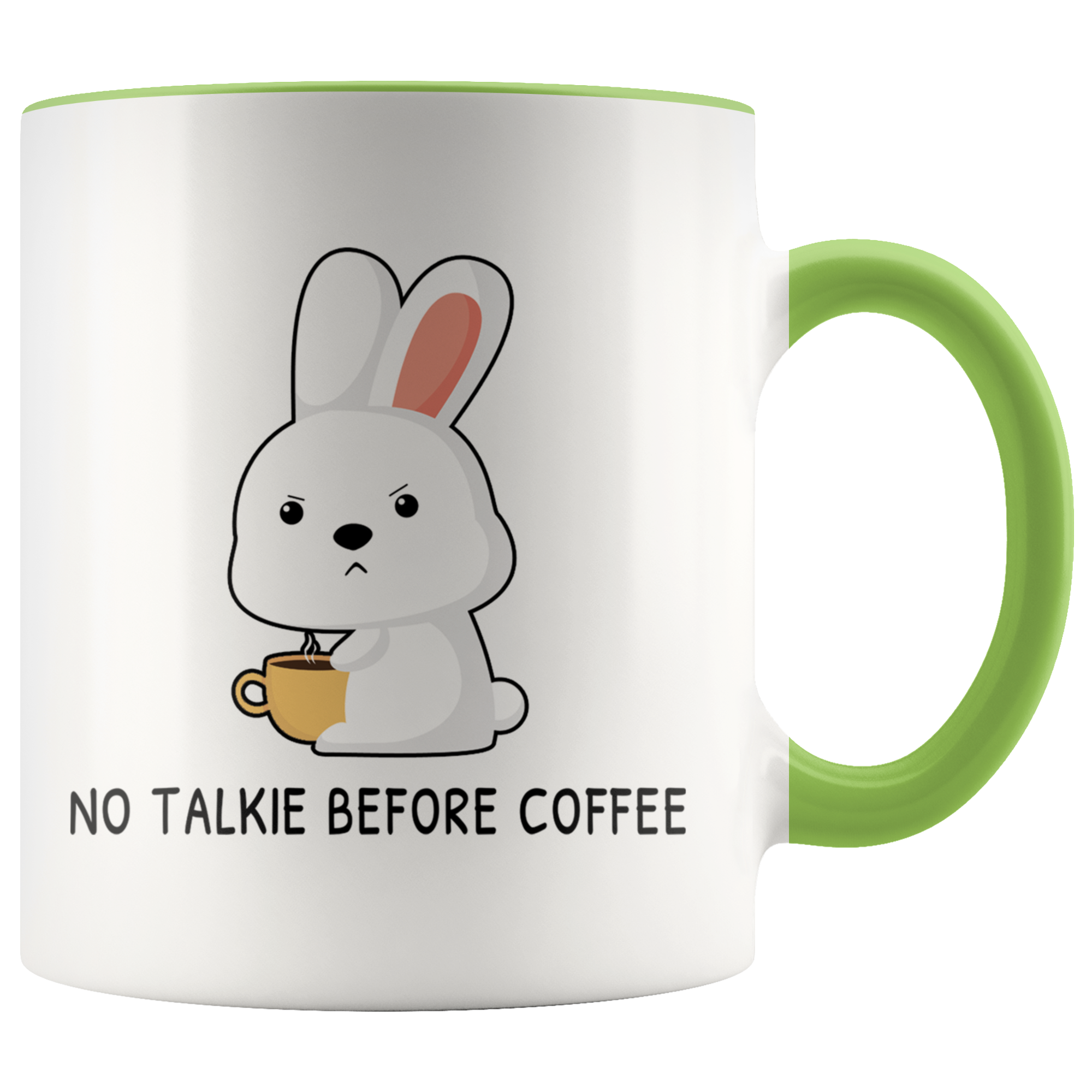 Accent Mug - No Talkie Before Coffee