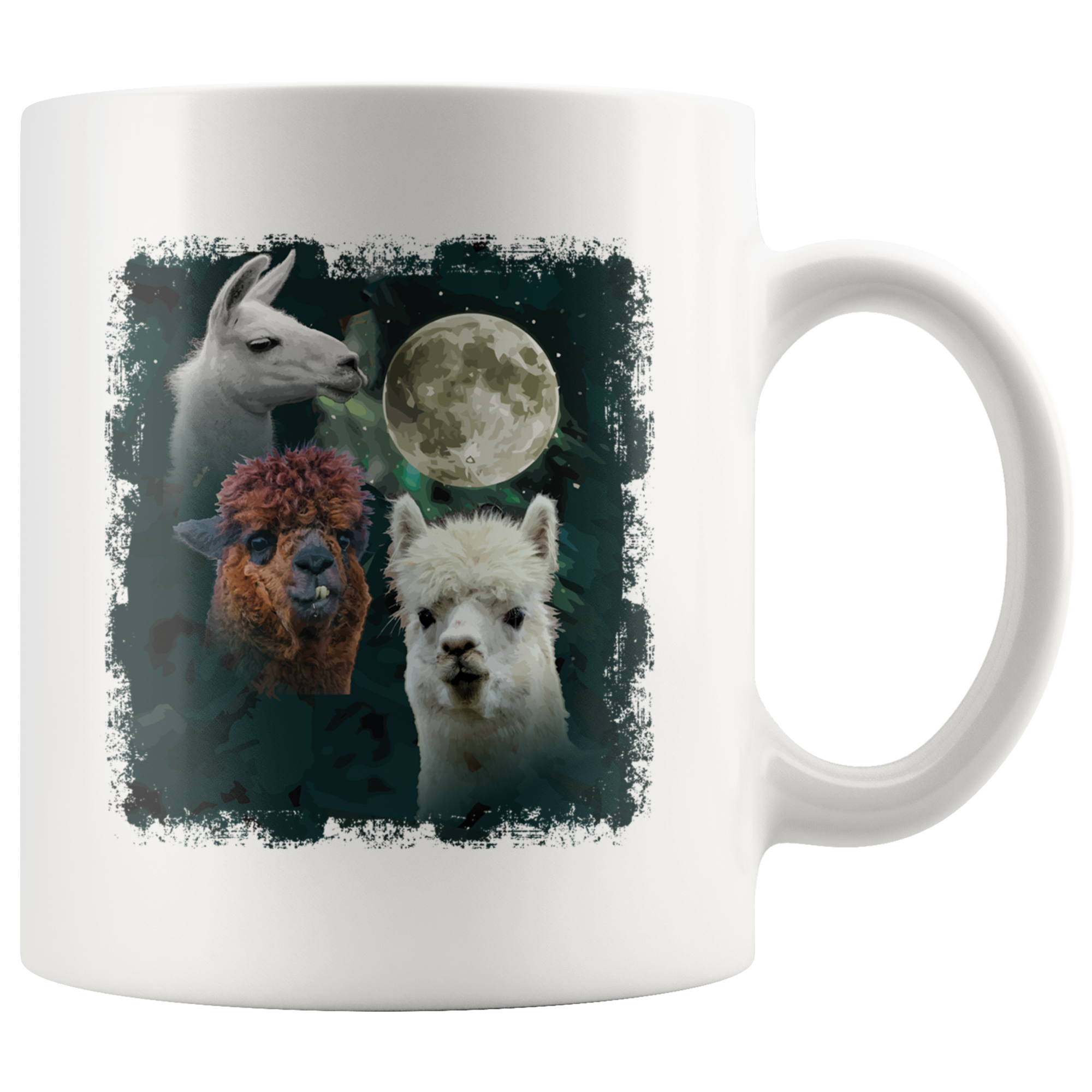Accent Mug - 3 Llama Moon