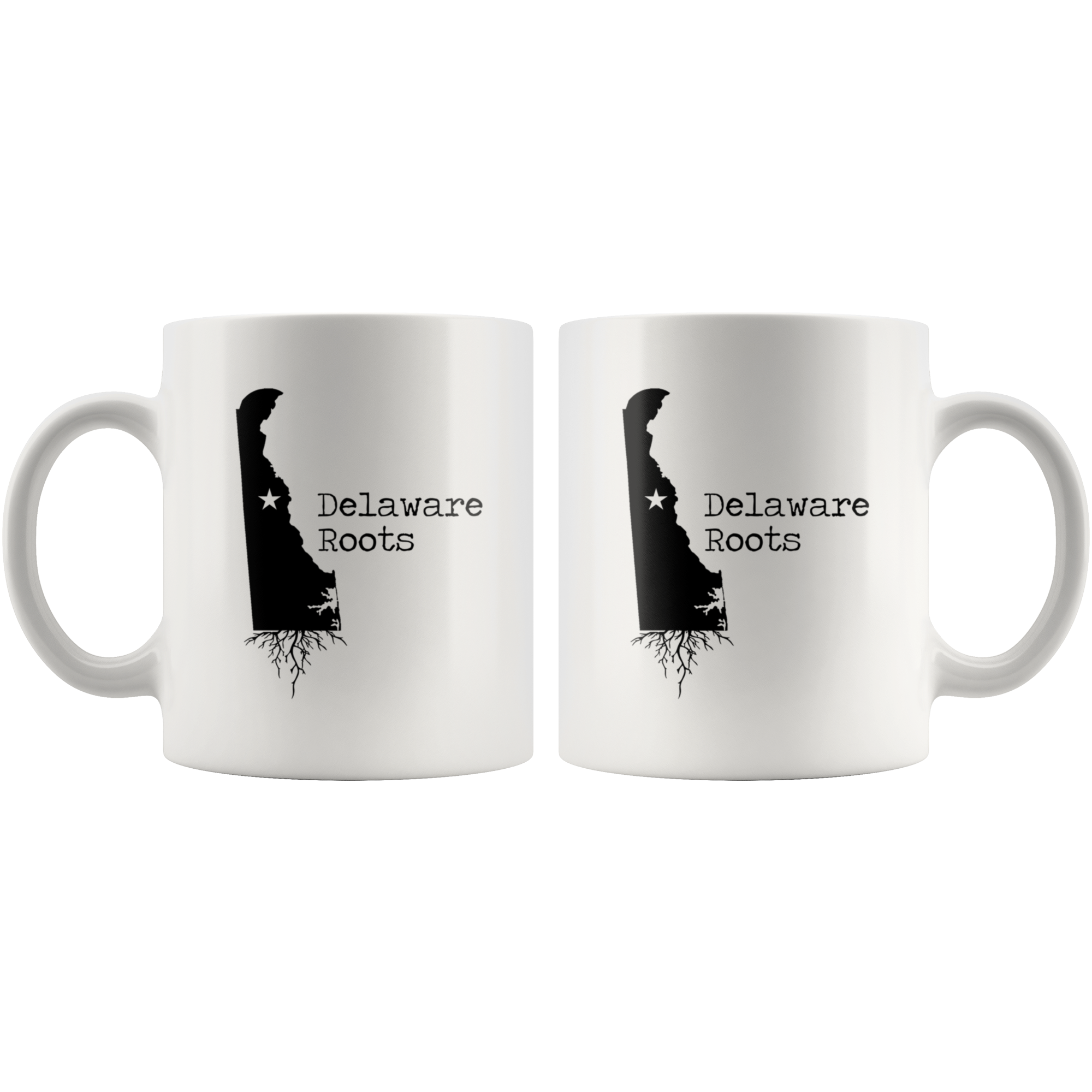 White Mugs - Delaware Roots