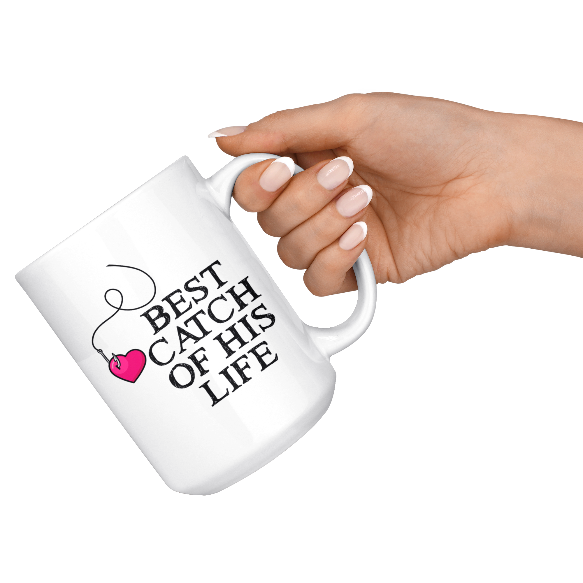 White Mugs - Fishing Matching Mug Best Catch