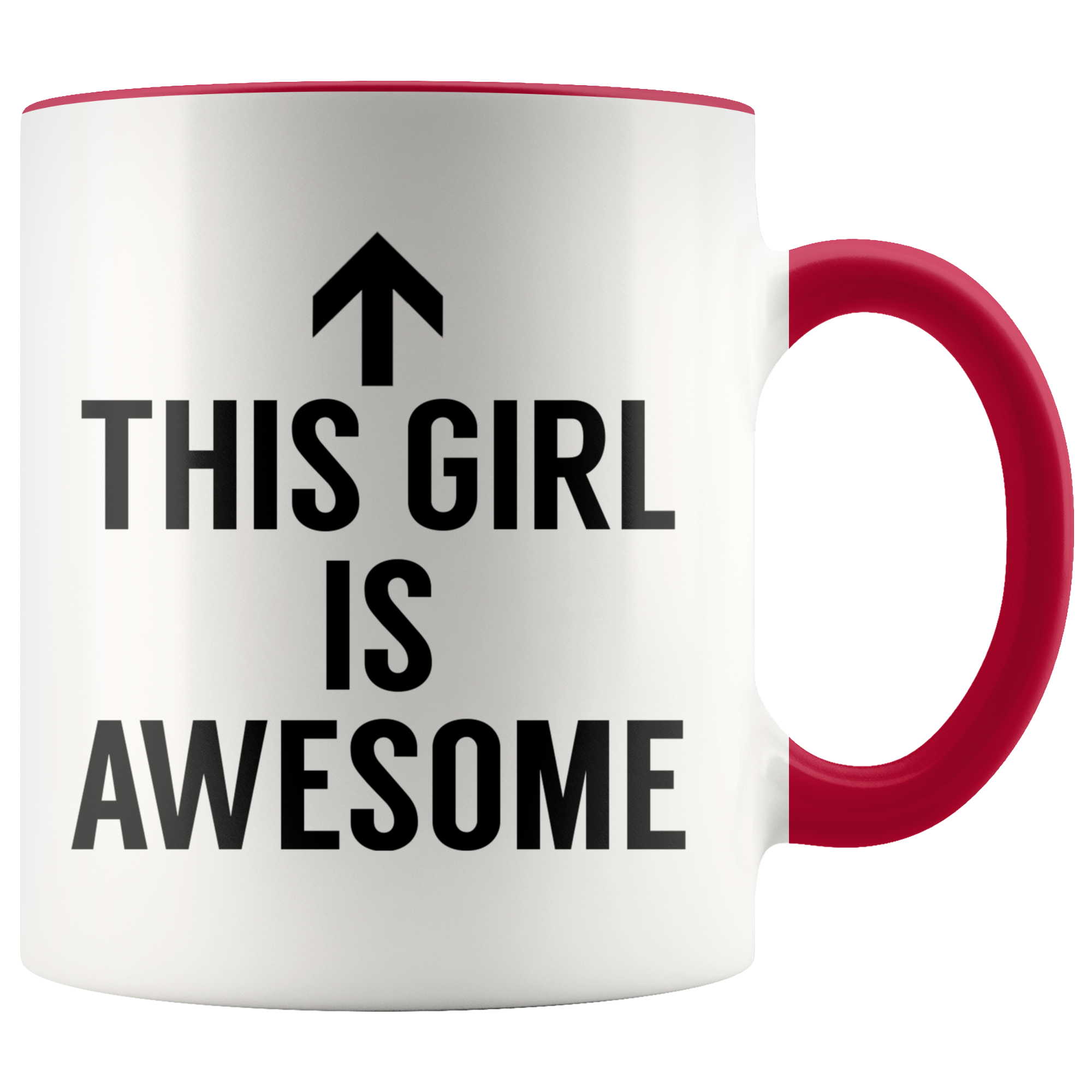 Accent Mug - This Girl Is Awesome