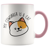 Accent Mug - My Coworker Is A Cat