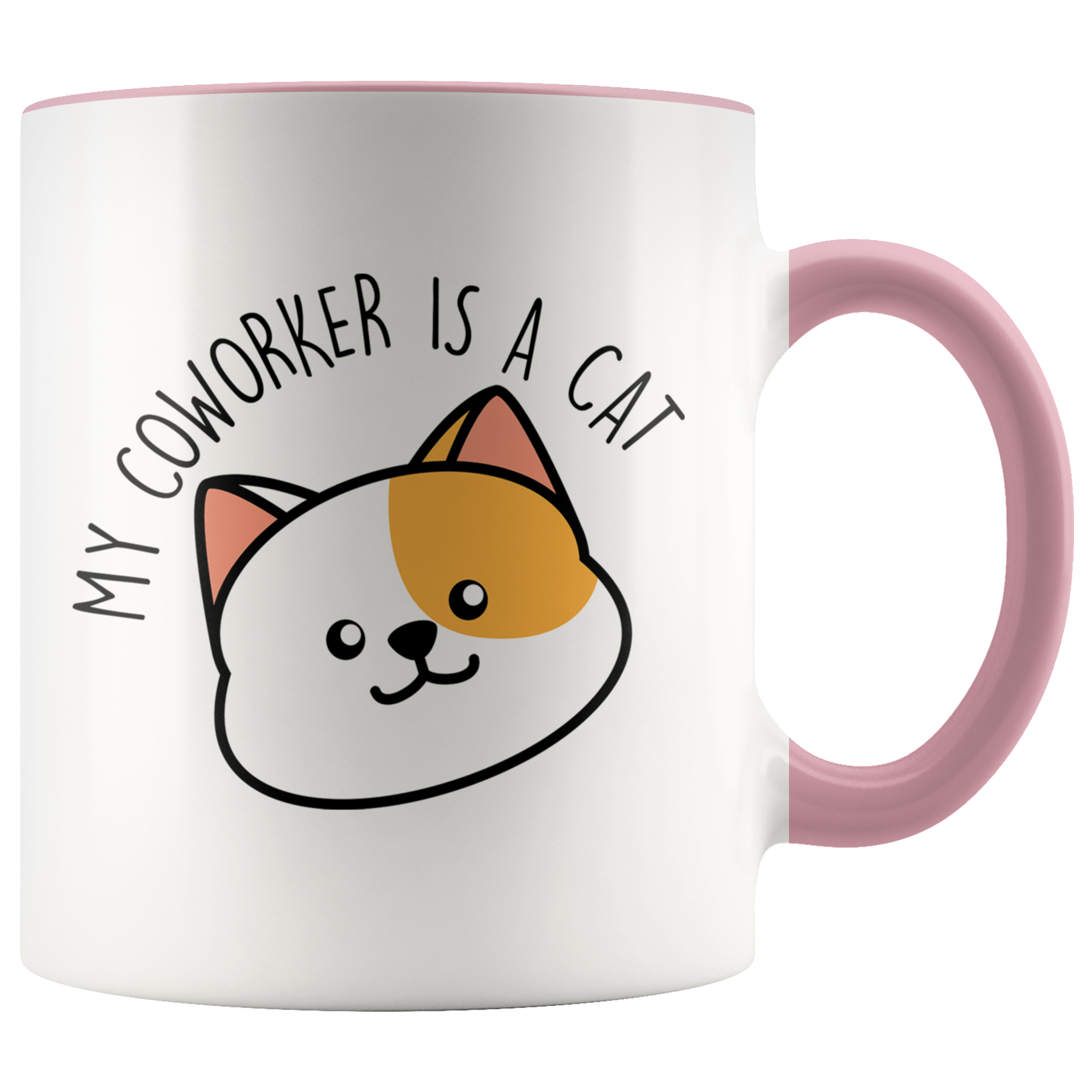 Accent Mug - My Coworker Is A Cat