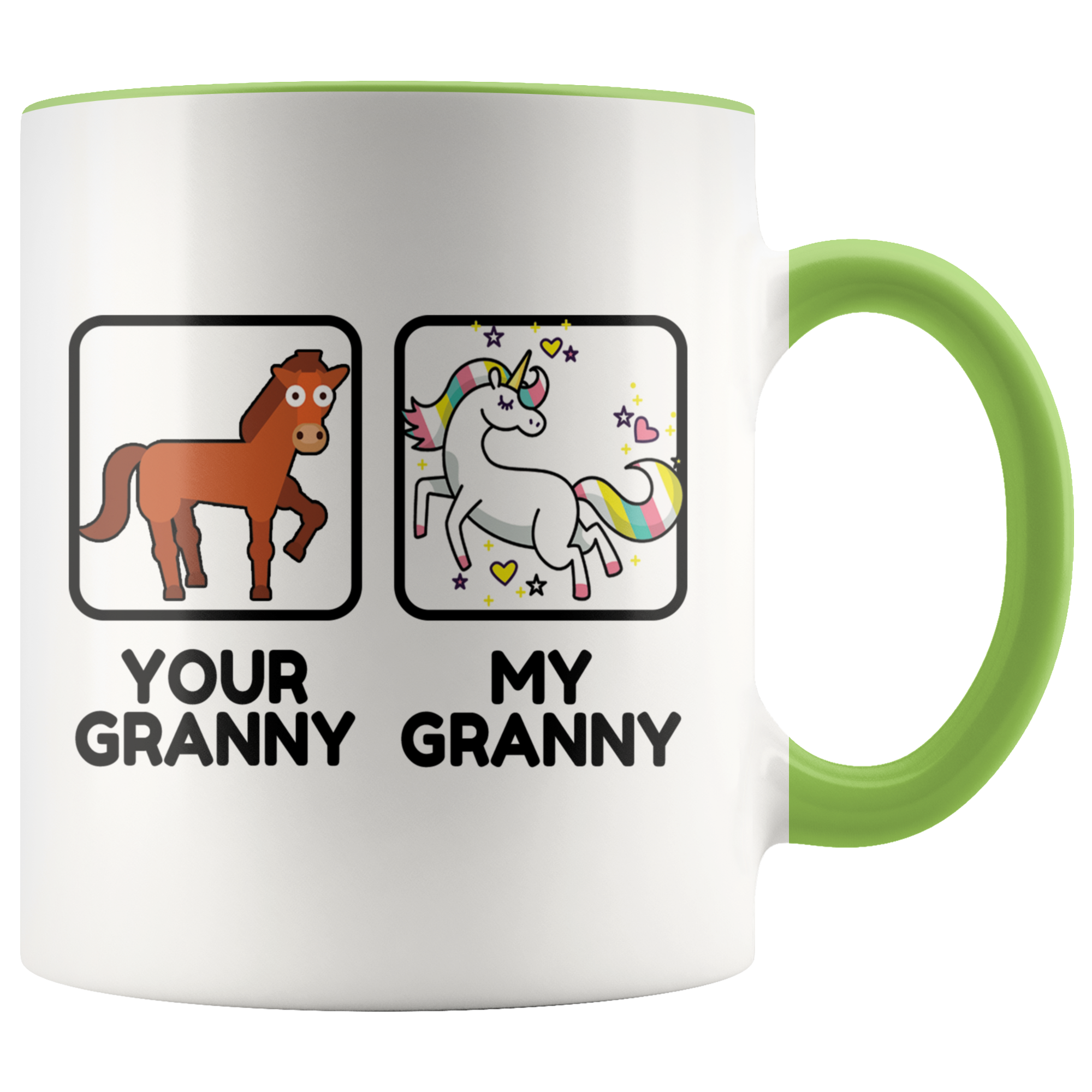 Accent Mug - Your Granny My Granny Unicorn
