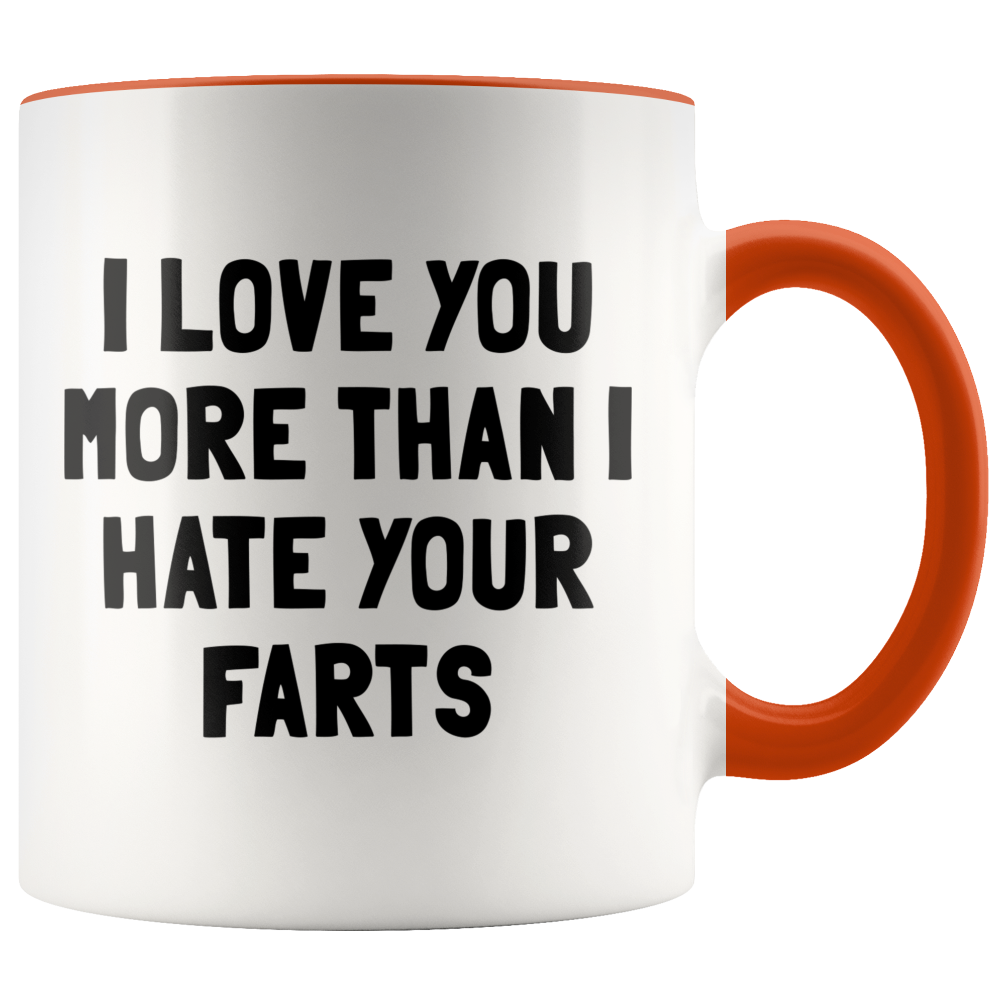Accent Mug - I Love You More Than I Hate Your Farts