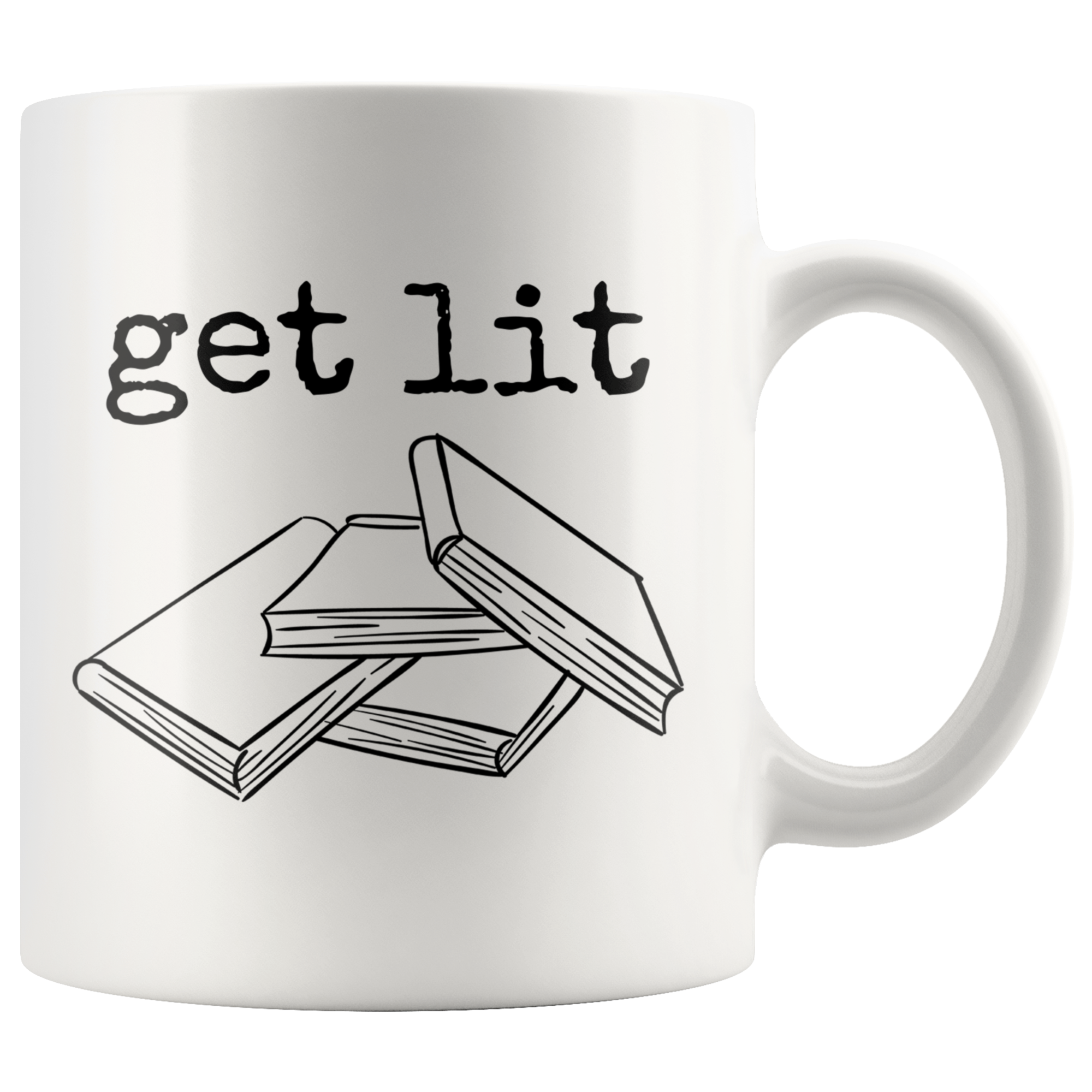 White 11oz Mug - Get Lit