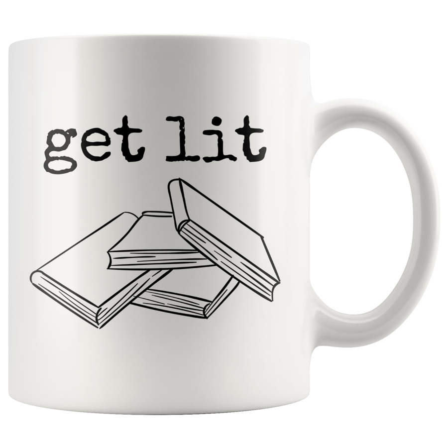 White 11oz Mug - Get Lit