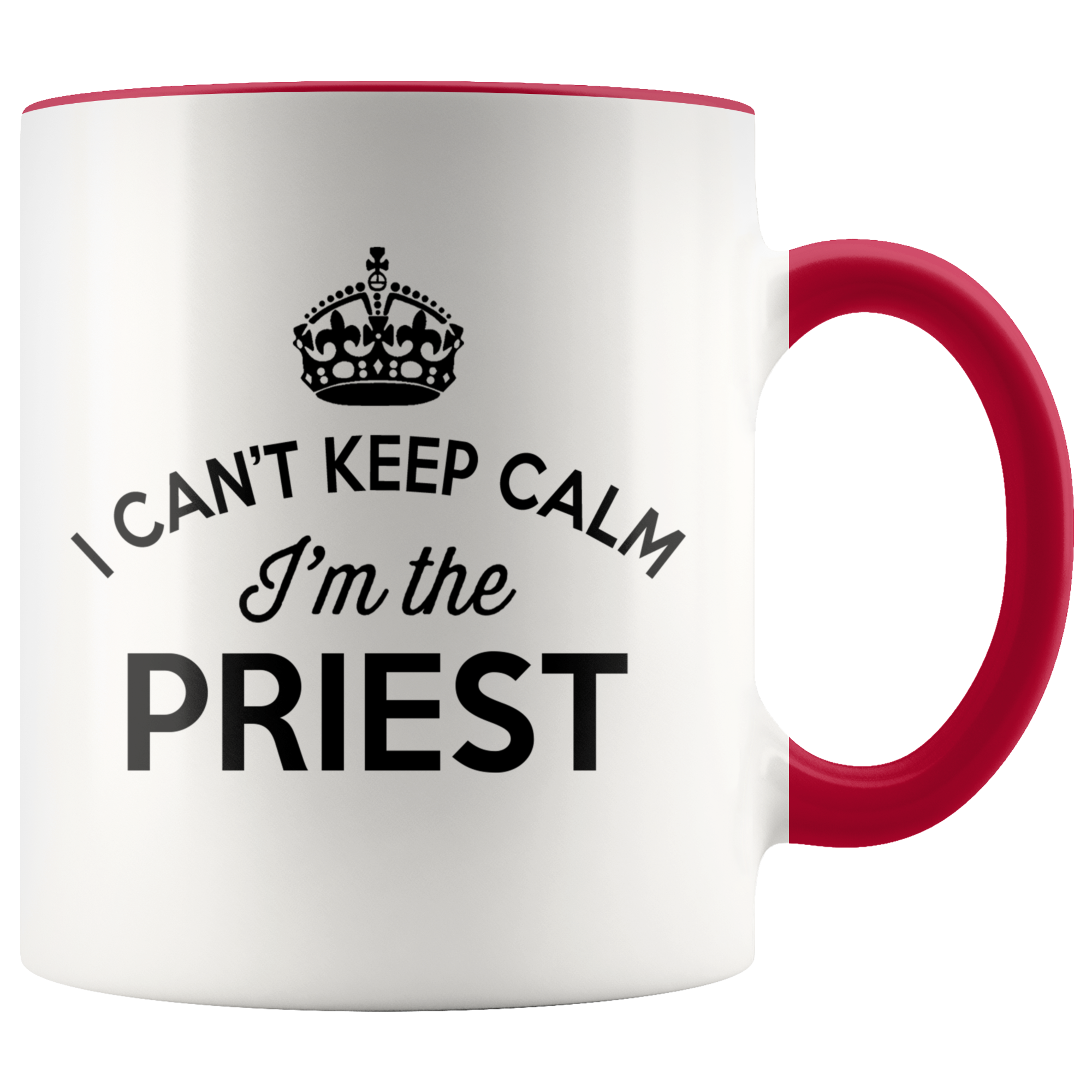 Accent Mug - Priest Keep Calm
