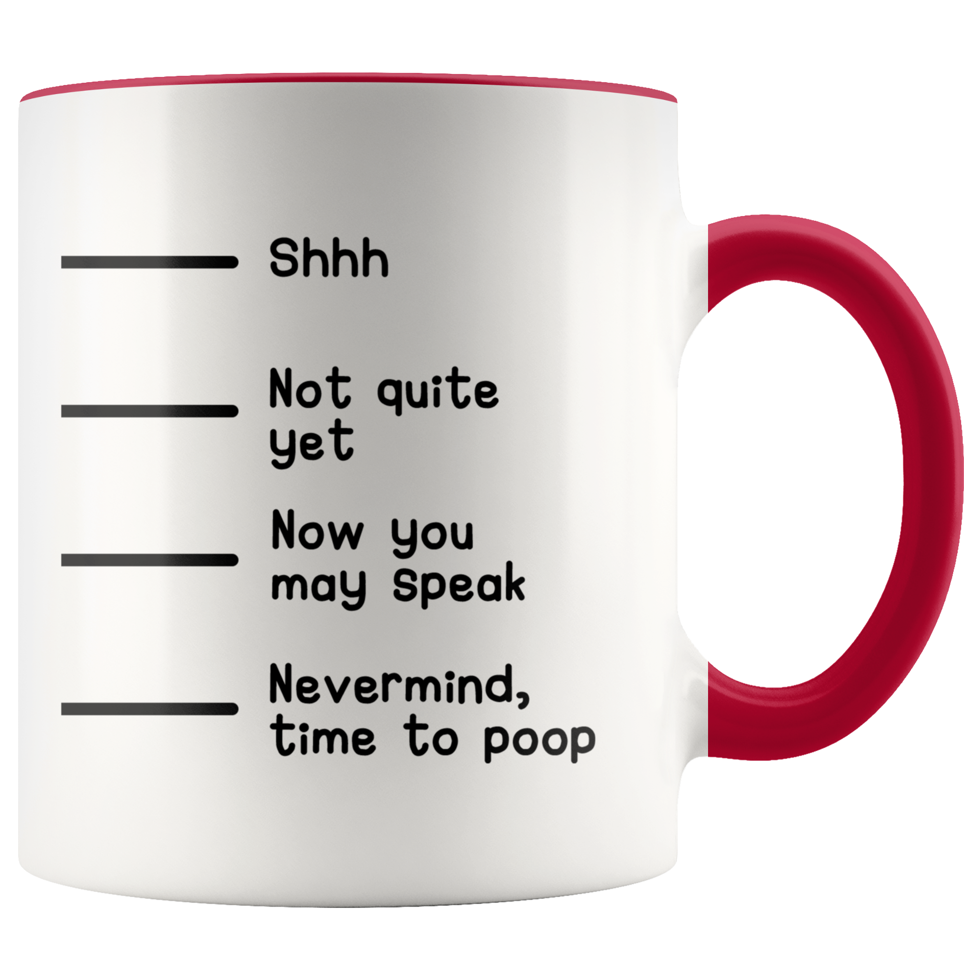 Accent Mug - Time To Poop