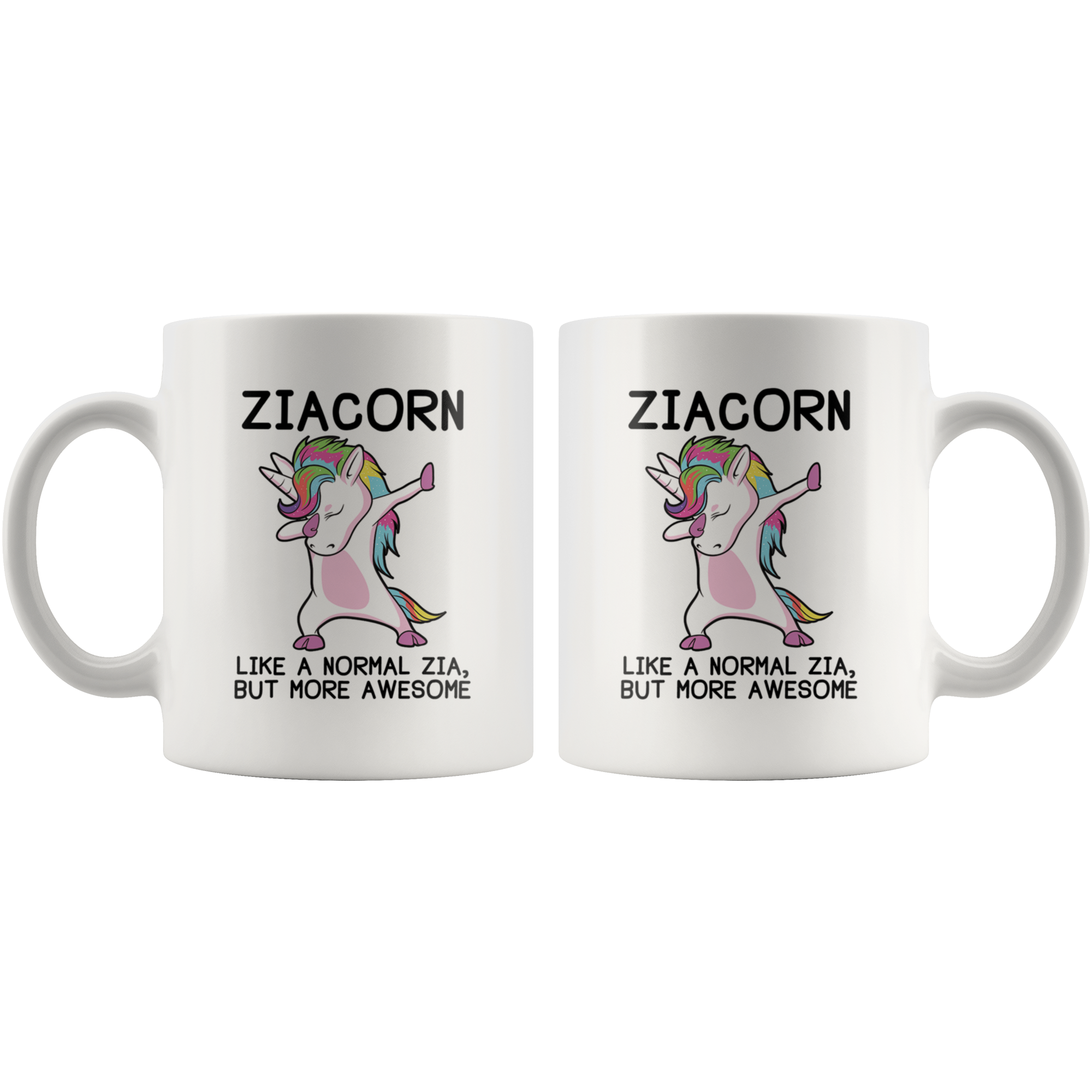 White 11oz Mug - Ziacorn