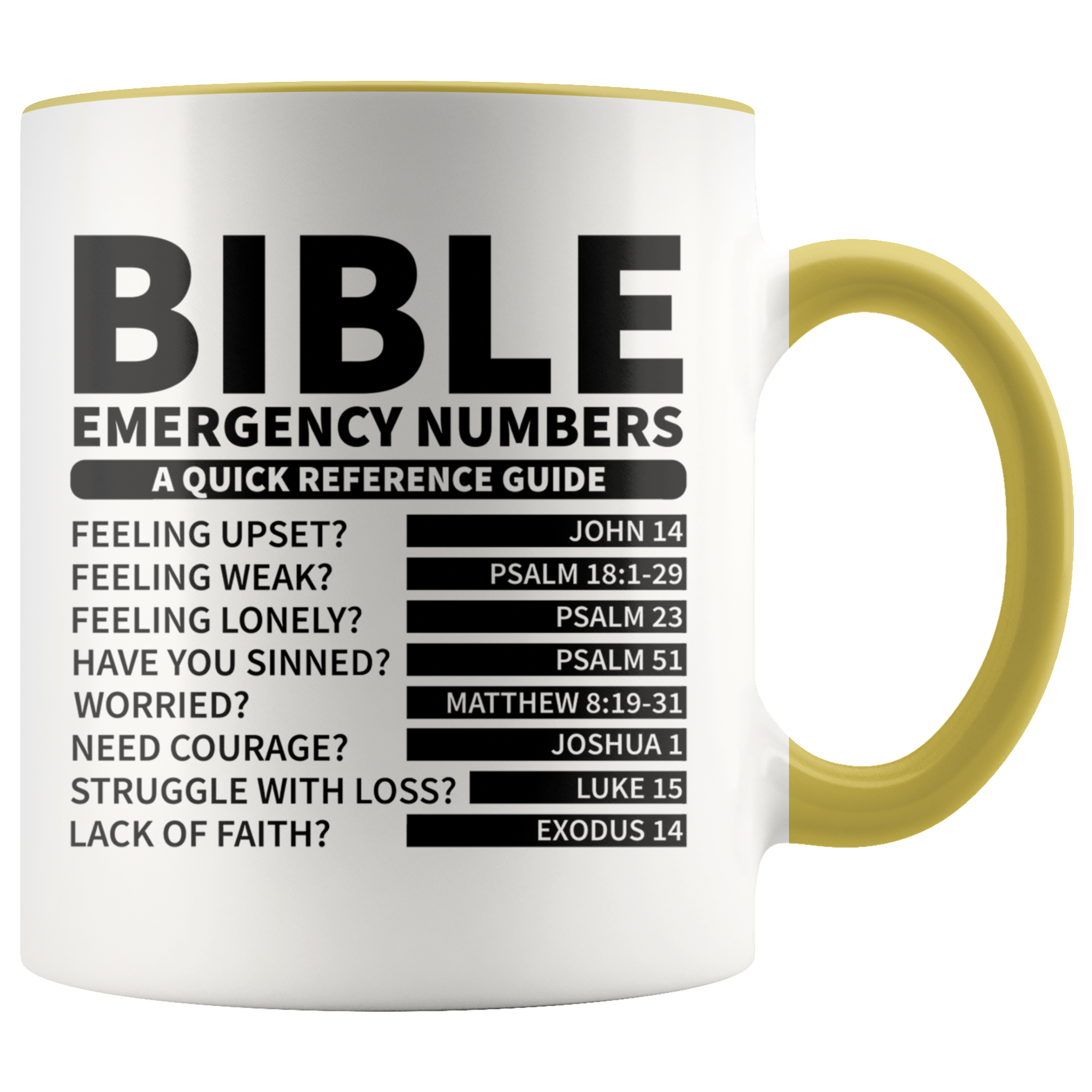Accent Mug - Bible Reference Mug