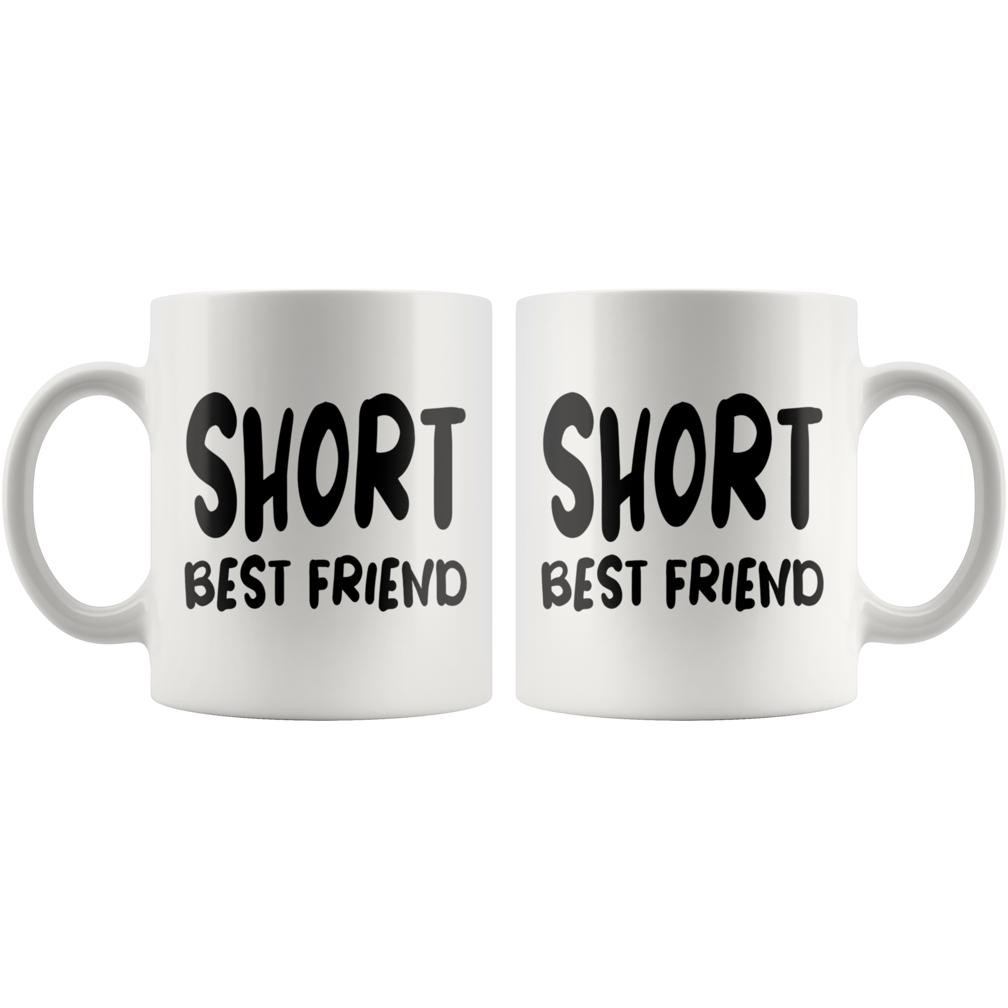 White 11oz Mug - Matching Short Best Friend