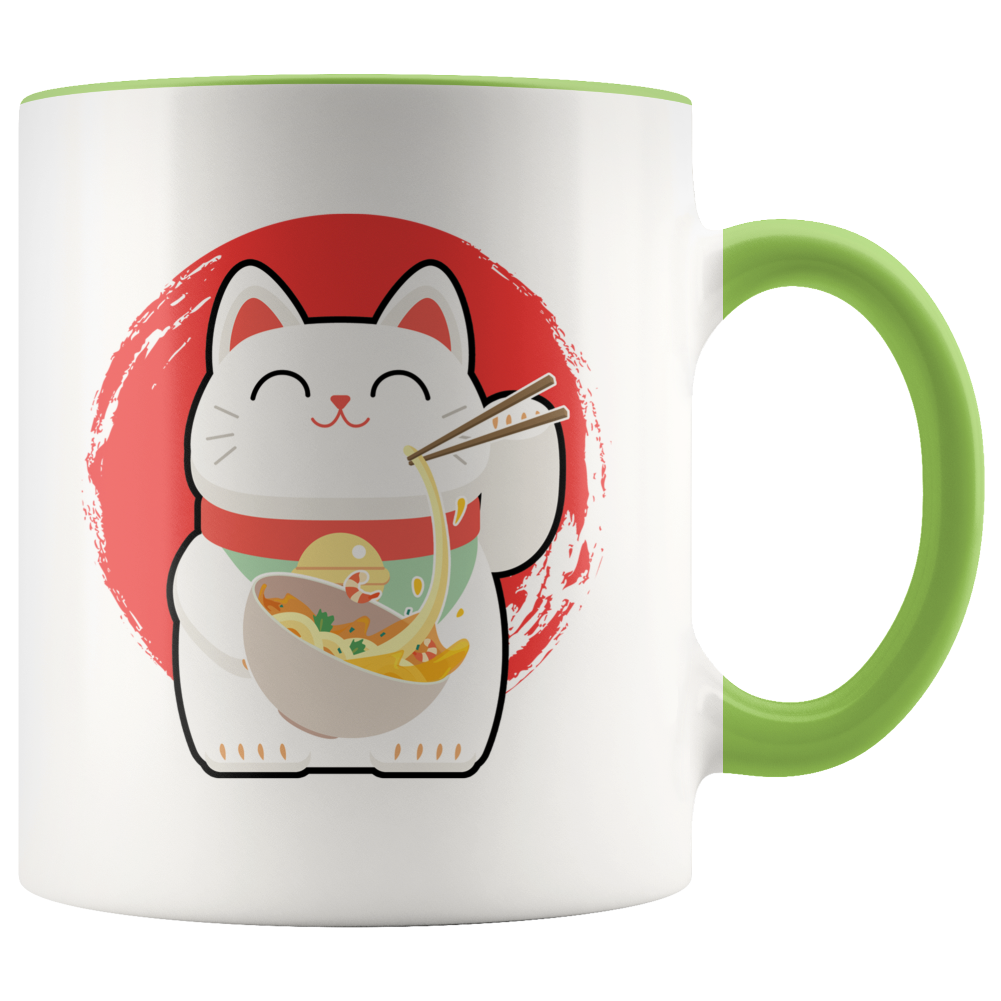 Accent Mug - Ramen Lucky Cat