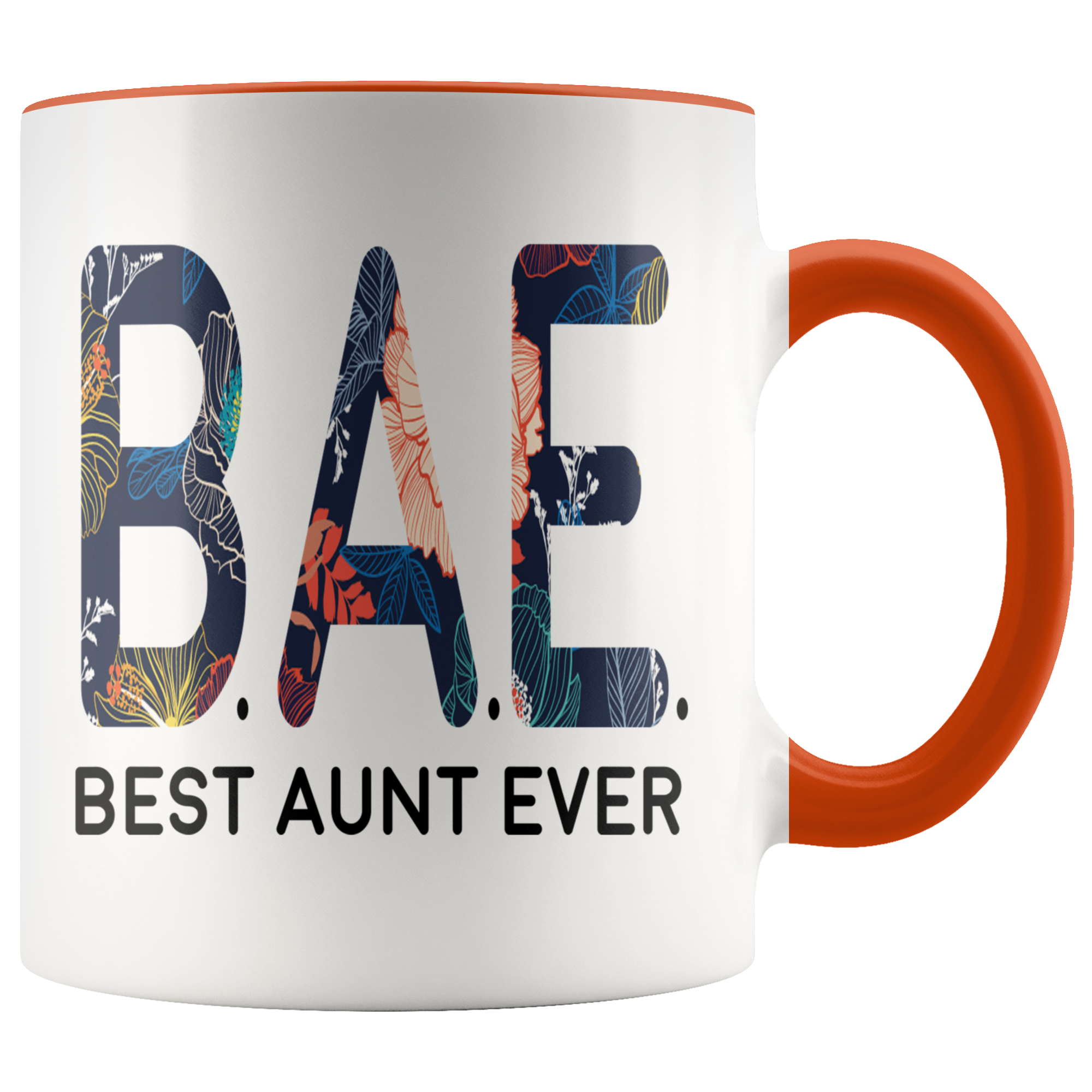 Accent Mug - BAE Best Aunt Ever